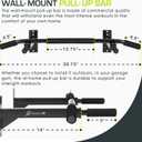 ProsourceFit Pull Up Bar for Multi Use Fitness & Home Gym Exercise