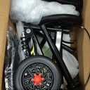 All Terrain Steerable Knee Scooter Crutch AlternativeDeluxe Medical Scooter Double Handbrake,for Adults Injured Ankle & Foot Recovery Scooter in Black