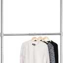 Deco Brothers Adjustable Hanging Closet Rod, Chrome