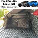 Cargo Mat for 2022-2026 New Lexus NX250 NX350 NX350H Trunk Mat ＆ Rear Backrest Mat Cargo Liners Lexus NX All Weather Waterproof Accessories