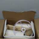 Table Lamps for Living Room Set of 2, Ceramic Table Lamps for Bedroom, 20" Modern Lamps for Night Stands, White