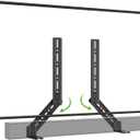 USX MOUNT Soundbar Mount, Sound Bar Mount for Mounting Above or Under TV, Fits Most of Sound Bars Up to 16 Lbs, with Detachable Extension Plates