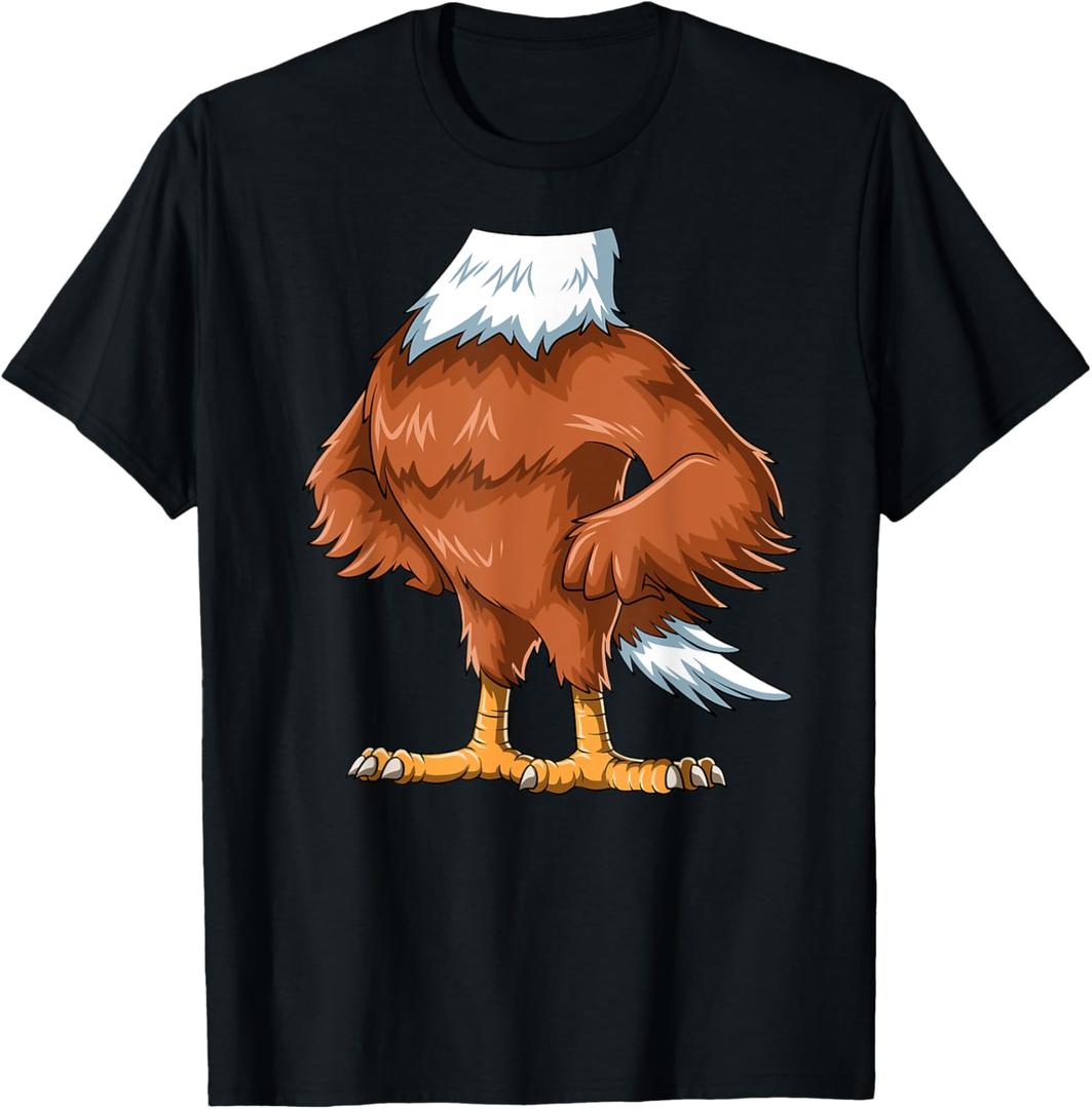 Easy Eagle Costume Eagle Body Headless Eagle Costume T-Shirt, M