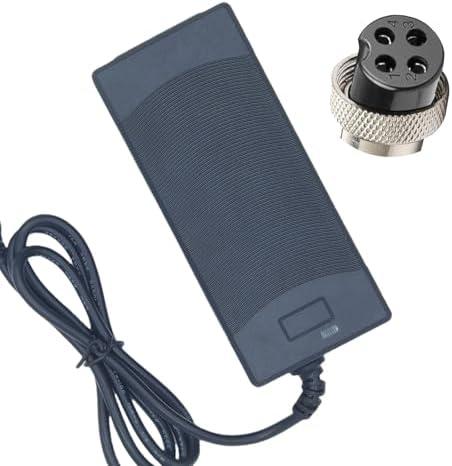 42V Electric Scooter Charger 4 Prong for Voyager 36V Batteries, 42V 2A 4-Pin Connector Battery Charger Replacement 42V Electric Scooter Charger 4 Prong for Voyager 36V Batteries, 42V 2A 4-Pin Connector Battery Charger Replacement