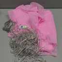 Pink Tulle Backdrop Curtains with Lights String for Parites 10ft8ft Wrinkle Free Pink Sheer Sparkle Backdrop Curtains for Baby Shower Girls Bridal Shower Birthday Party Photo Shoot Decorations