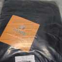 RYB Home Velvet Curtains 96 inches - Blackout Heavy Duty Curtains Soft Luxury Back Tap Window Covering Privacy Protection for Kids Room Bathroom Parlor, Black, W52 x L96 inches, 2 Panels