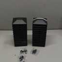 Goovilla 4x4 Post Caps Black(Actual 3.5" x 3.5"), 24 Pack Fence Post Caps with 48 Screws and Easy Installation, Sturdy Waterproof Plastic Deck Post Caps with Frosted Finishing Touch, Protect Wood Post