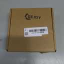 Gejoy 3 Pcs Disco Costume Accessories for Men Funky 70s Afro Wig Sunglasses Peace Sign Necklace Brown Afro Wig for 50/60/70s Hippie Theme Party