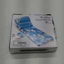 Jasonwell Inflatable Pool Float Adult - Pool Floaties Lounger Floats Floating Chair Raft with Adjustable Backrest Cup Holders Water Floaty Lake Lounge Tanning Floats Beach Party Toys for Adults (Blue)