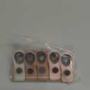 COOK WITH COLOR Bag Clips with Magnet- Food, Chip, Bag Clips for Food Storage with Airtight Seal Grip for Bread, Snack and Food Bags (Pink and Grey, Pack Of 5