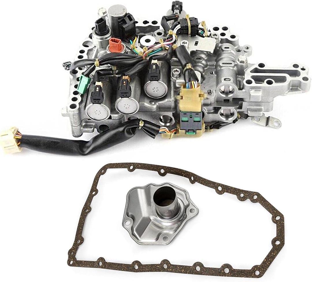 JF017E CVT Transmission Valve Body With Filter & Gasket Kit RE0F10E Fits for Qx60 Latitude Altima Elgrand X-Trail Maxima (Refurbished Parts)