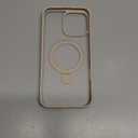 TORRAS Desert Titanium for iPhone 16 Pro Max Case, [Military Grade Drop Tested][Fit for MagSafe] [Built-in Stand] Translucent Slim Soft Edge Case for iPhone 16 Pro Max 6.9" 2024, Rose Gold