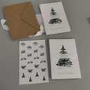 ZICOTO Beautiful Christmas Cards Set of 20 with Watercolor Designs - Incl. Bulk Envelopes, Matching Stickers And Storage Box - Perfect to Send Warm Holiday Wishes to Friends and Family