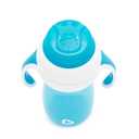 Munchkin Gentle Transition Sippy Cup with Trainer Handles, 10 Ounce, 2 Pack, Blue/Green | Gentle, Transition, with Trainer Handles