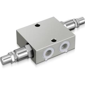 Threlaco Dual Crossover Hydraulic Relief Cushion Valve 3/8” NPT Ports 12 GPM for Control Valve Motor Cylinder
