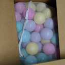 Amazon Basics BPA-Free Ball Pit Balls with Storage Bag, Crush-Proof Plastic for Toddlers Kids 12+ Months Play, 6 Pastel Colors, Pack of 400
