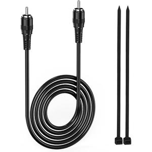 Mellbree Electric Helmet Heated Face Shield Cord, 21 Inces Length Compatible with Electric Lens with RAC Connector Black