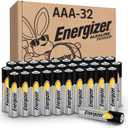 Energizer Alkaline Power AAA Batteries, 32 Count, Long-Lasting Triple A Batteries, Suitable for Everyday Electronics and Emergency Gear