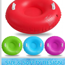 Shappy 4 Pack 36'' 40'' 47'' Snow Tube Inflatable Snow Sleds Heavy Duty Sleds Adults for Winter Outdoor Sports Toboggan with Handles Thickened Bottom