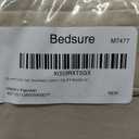Bedsure 100% Washed Cotton Duvet Cover Queen Size - Oatmeal Minimalist Bedding Set Linen Like - PureWoven Plain Simple & Soft Comforter Cover for All Seasons (Oatmeal, Queen, 90"x90")