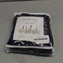 ZWJD Pillow Covers 18x18 Set of 2 Navy Throw Pillow Covers with Fringe Chic Cotton Decorative Pillows Square Cushion Covers for Sofa Couch Bed Living Room Farmhouse Boho Decor