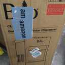 Brio Bottom Loading Water Cooler Dispenser for 5 Gallon Bottles - 3 Temperatures with Hot, Room & Cold Spouts, Child Safety Lock, LED Display with Empty Bottle Alert, Stainless Steel