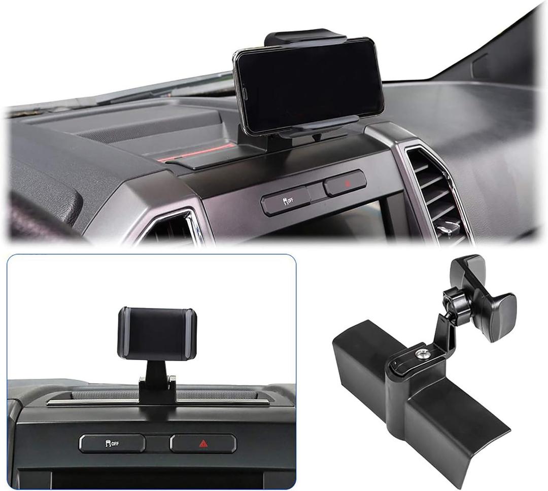JeCar Car Dashboard Cellphone Holder Mount for Ford F150 2015 2016 2017 2018 2019 2020