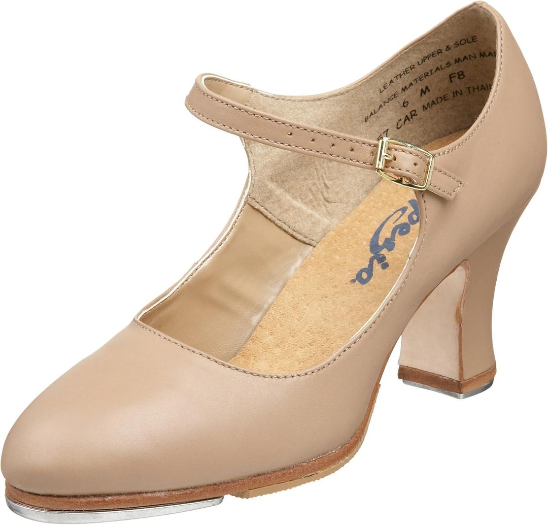 Capezio Womens Manhattan Xtreme Tap Shoe (7 Wide, Caramel)