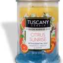 Tuscany Candle Citrus Sunrise Long-Lasting Scented Jar Candle, 18 oz