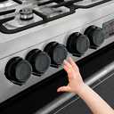 Stove Knob Covers for Child Safety - 4Pack Babepai Upgraded Double-Key Design Universal Size Baby Safety Gas Oven Knob Covers Stove Guard Baby Proofing
