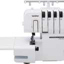 Brother ST4031HD Serger, Strong & Tough Serger, 1,300 Stitches Per Minute, Durable Metal Frame Overlock Machine, Large Extension Table, 3 Included Accessory Feet, 12.99 x 14.37 x 17.01 in., White