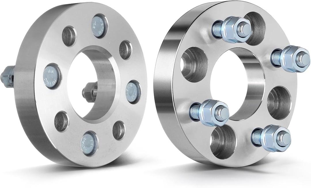 ECCPP 2PCS 1 inch Wheel Spacers 4x100 to 4x100 4 Lug Fit for 2004-2011 for Chevrolet Aveo 2005-2010 for Chevrolet Cobalt 2007-2020 for Honda Fit with 12x1.5 Studs