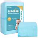 Disposable Changing Pads for Baby, 100 Pack 17.5"x13.5" Ultra Absorbency Diaper Changing Pad Liners, Baby Breathable Disposable Underpads Bed Pads Incontinence Pads, Leak-Proof Portable Baby Pads,Blue