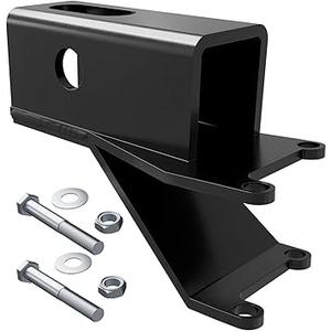 Rear 2" Receiver Hitch, 4 Wheeler Hitch Extension, ATV Hitch Receiver with Bolts/Washers/Lock Nuts, Fit for Honda 20012014 Rubicon TRX 500, 20072024 Rancher TRX 350 400 420 450 500 520, Recon 250