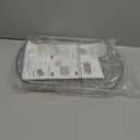 FIRJOY Lazy Susan Turntable for Refrigerator, Square Turntable Organizer for Fridge Cabinet, Pantry, Countertop (15.3" x 11.1" Rectangle 1 Pack - Clear)