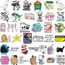 400 Pcs Funny Stickers for Adults Waterproof Vinyl Sarcastic Stickers Meme Decals for Water Bottles, Laptop, Phone, Hard Hats, Journal, Scrapbook