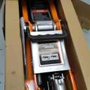 TONDA Low Profile Car Jack, 2.5 Ton (5,000 lb) Hydraulic Trolley Floor Jack for Garage, Home, Shop, Lifting Range 3.35" to 14.57", Orange