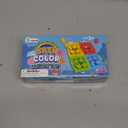 Zaxideel Bathtub Color Sorting Toys for Kids: Foam Bath & Shower Wall Toys for T