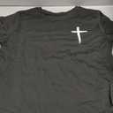 RoseSeek Women's Letter Graphic Tees Crew Neck Short Sleeve Tshirts Casual Streetwear, Daughter Of The King, L