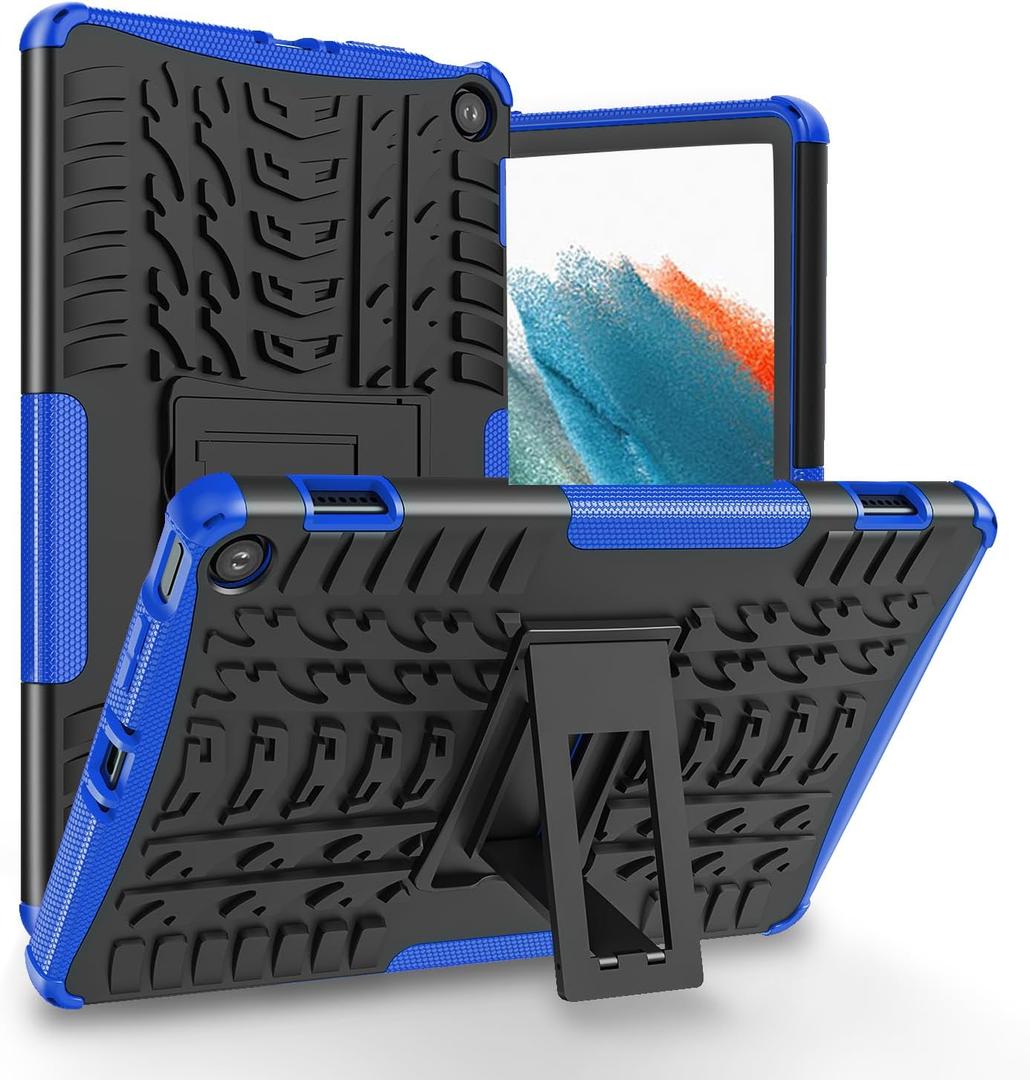 ROISKIN for Amazon Kindle Fire Max 11 Case (2023 Release 13th Generation), Dual Layer Heavy Duty Shockproof Impact Resistance Drop Proof Military Grade Kids Case with Kickstand for Fire Max 11 (Blue)