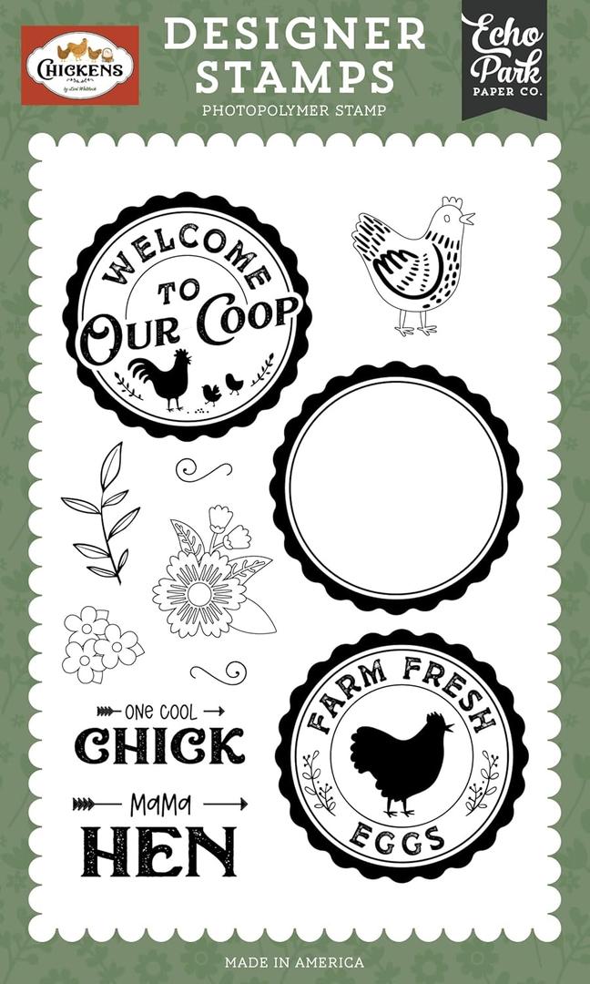 Chickens: Farm Fresh Seal Stamp Set