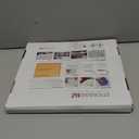 STICKGOO Peel and Stick Backsplash, PVC Wall Tiles Stick on Backsplash for Kitchen(5 Sheets, White Marble with Metal Silver)