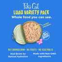 Tiki Cat Luau Variety Pack, Succulent Combinations of Real Shredded Protein in a Rich Flavorful Consumme, Grain-Free Balanced Nutrition Wet Canned Cat Food, for All Life Stages, 6 oz. Can (8 Count) (EXP 04/01/28)