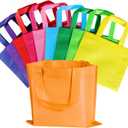 SPERPAND 30Pcs Small Gift Bags with Handles, Holiday Gift Bag Treat Tote Party Favor Bags Goodie Bags for Kids Birthday, Baby Shower, Easter Bag (A-30 Pack)
