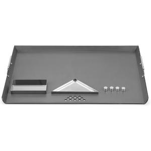 Stanbroil Flat Top Griddle for Standard 30" Ranges with Gas/Radiant Glass Ceramic/Electric Coil Cooktops, Includes 2 Drip Trays and 4 Spacers