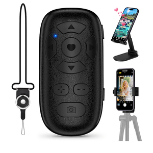 TikTok Video Scrolling Remote Control for iPhone and Android Smartphones, Cellphone EBook APP Page Turner, Camera Photo and Video Clicker, Neck Strap Included.