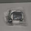 Trucker Bluetooth Headset with Microphone, Wireless Cell Phone Headset with Noise Canceling Mic Charging Base Mute Function for Home Office Call Center Skype (Black&Silver)