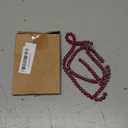 PATIKIL 8mm Evil Eye Beads, 100 Pcs Glass Turkish Evil Eye Charm Round Spacer Beads Pendant Connector for DIY Art Craft Bracelet Necklace Earrings Making, Red