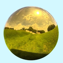 Gold Inflatable Mirror Ball, Big Shinny Mirror Balls Reusable Large PVC Disco Ball Balloon for Large Event Decoration, Party, Concerts, Stage, Wedding Decor, Without Air Pump (1 Pcs, 19.7in)