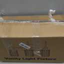 Modern Crystal Bathroom Vanity Light, 3-Light Brushed Gold Bathroom Light Fixtures with Clear Shades, Vanity Lighting Fixtures Over Mirror (Exclude Bulb)
